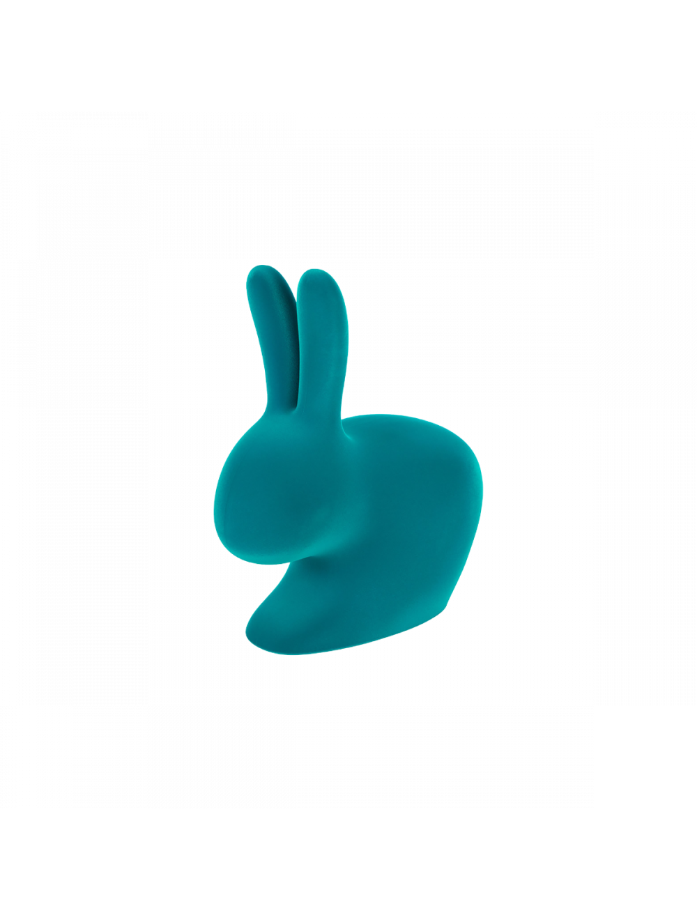 Qeeboo rabbit Sedia bimbo finitura velluto vendita Online