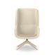 Arca lounge chair with high backrest and swivel base online sales sediedesign