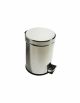 AV4023 Waste Basket with Pedal in Stainless Steel by Inda Online Sales