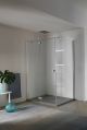 F LPD Shower Enclosure Glass Door Aluminum Frame by Inda Online Sales