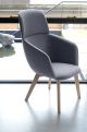 Bonn 14R Semi-Finished Armchair Polyurethane Shell Wooden Legs by CS Sales Online