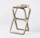 Carlo folding stool birch wood structure by Parva online sales on www.sedie.design