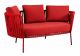 Desiree DE638 divano telaio in metallo rivestito in corda adatto per il contract di Vermobil vendita online