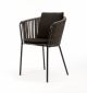 Desiree DE305 sedia da esterno telaio in metallo adatto per il contract di Vermobil vendita online