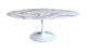 Saarinen Oval Table Aluminum Base Marble Top by Galvanotecnica Online Sales