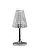 Sales Online Flow D87 B01 Table Lamp Steel and Glass Structure by Fabbian.