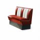 HW-120 American Diner Booth Wooden Base Seat Coated with Ecoleather by Bel Air Buy Online