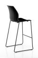 Kalea stool steel sled structure polypropylene seat by Kastel online sales