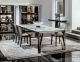 Karl Luxury Table Metal Legs Marble Top by Longhi Online Sales