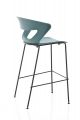 Kicca 4 Legs stool polypropylene seat steel structure by Kastel online sales