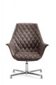 KImera Low Rhomboidal executive chair die-cast aluminum base leather seat by Kastel online sales