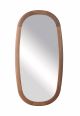 Mirage oval mirror wooden frame by Pacini & Cappellini online sales