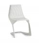 Myto sedia a slitta impilabile in plastica da esterno o interno by Plank vendita online su www.sedie.design