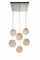 Sei Lune Suspension Lamp Nebulite and Steel Structure by In-es.artdesign Sales Online