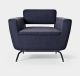 Serie 50 8713 waiting armchair coated in fabric by LaCividina buy online