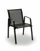 Slim Chair with Armrests Metal and Steel Structure by SedieDesign Sales Online