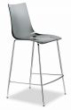 Sales Online Zebra Antishock Stool Polycarbonate Seat and Chromed Steel Structure by Scab.