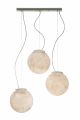 Tre Lune Suspension Lamp Nebulite and Steel Structure by In-es.artdesign Sales Online