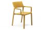 Trill stackable chair with armrests polypropylene structure suitable for outdoor use by Nardi online sales