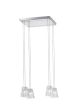 Sales Online Vicky D69 A07 Suspension Lamp in crystal decorated with a delicate floral engraving by Fabbian