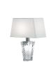 Sales Online Vicky D69 B03 Table Lamp in crystal decorated with a delicate floral engraving by Fabbian