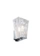 Sales Online Vicky D69 D01 Wall Lamp in crystal decorated with a delicate floral engraving by Fabbian