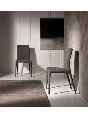 Eva T Chair Wooden Structure Coated with Ecoleather by Pacini & Cappellini Sales Online