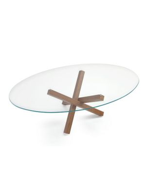 Aikido Square Dining Table Whit Tempered Clear Glass top Sovet