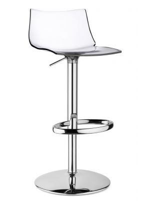 Sales Online Day Up Stool Polycarbonate Seat and Chromed Steel Structure by Scab.
