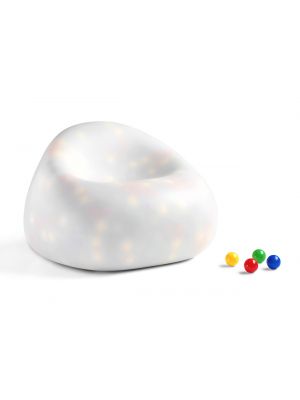 Gumball Armchair Polyethylene White Plust