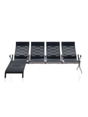 Keyport Alta 4SF panca base in alluminio lucido sedute in poliuretano by Kastel vendita online