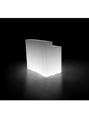 Frozen Light banco bar luminoso in polietilene adatto per il contract di Plust vendita online