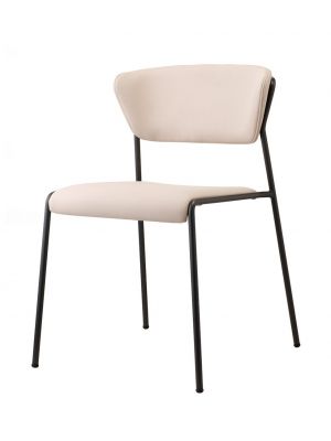 Lisa 2853 stackable chair steel structure fabric seat by Scab online sales