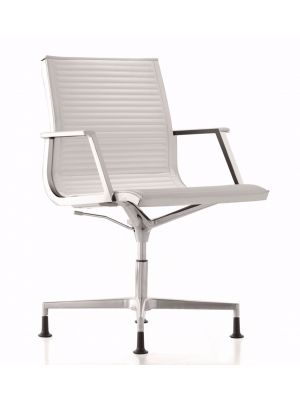 Nulite 26100B Executive Chair Aluminum Base Leather Seat by Luxy Online Sales