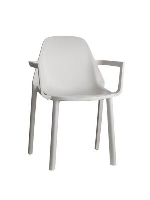 Più A Chair with Armrests Technopolymer Structure by Scab Sales Online