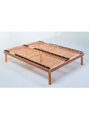 Madrid Fissa Fixed Bed Base Wooden Frame by Springs Online Sales
