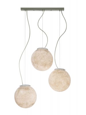 Tre Lune Suspension Lamp Nebulite and Steel Structure by In-es.artdesign Sales Online