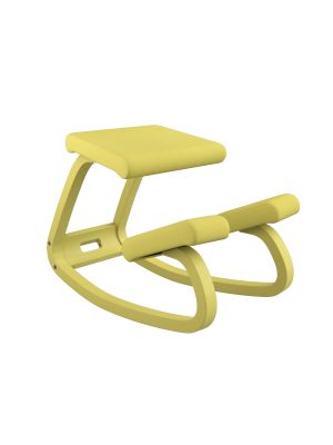 Variable Monochrome sedia ergonomica telaio in legno seduta in tessuto by Varier vendita online su www.sedie.design
