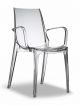 Vanity Chair with Armrests in Polycarbonate by Scab Online Sales