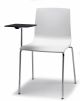 Alice Chair with Writing Pad Steel Legs Technopolymer Seat by Scab Online Sales