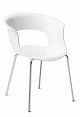 Miss B Antishock 4 Legs Chair Steel Legs Polycarbonate Seat by Scab Online Sales