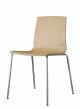 AliceWood Chair Steel Base Plywood Beechwood Seat by Scab Online Sales