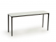 Sales Online Slim 4 Legs Consolle Aluminum Legs Tempered Glass Top by Sovet.