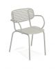 Mom 640 stackable chair steel structure suitable for contract and outdoor use by Emu online sales on www.sedie.design