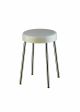A0375A Bathroom Stool Resin Seat Brass Legs by Inda Online Sales