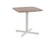 Shine contract table aluminum base teak top suitable for contract use by Emu online sales