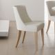 Ambra New Small Armchair Wooden Legs Polyurethane Shell by Rossetto Sales Online