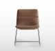 Amelie Soft Sled Waiting Chair Ecoleather Seat by Quinti Online Sales
