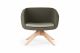 arca armhair with low backrest and wooden base online sales sediedesign