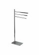 AV085F Stand with Towel Holders Chromed Finish by Inda Online Sales